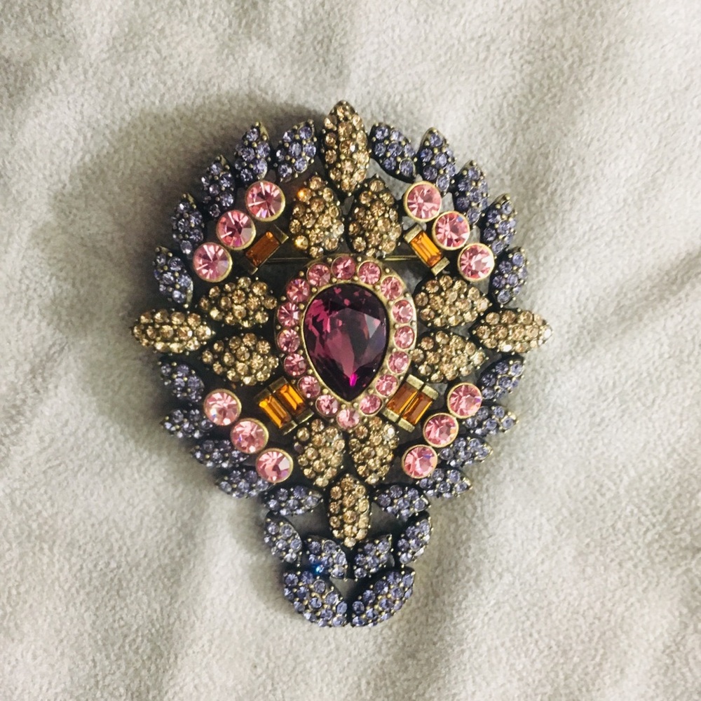 LaVintage Custom Swarovski Enhancer Pendant-Brooch
